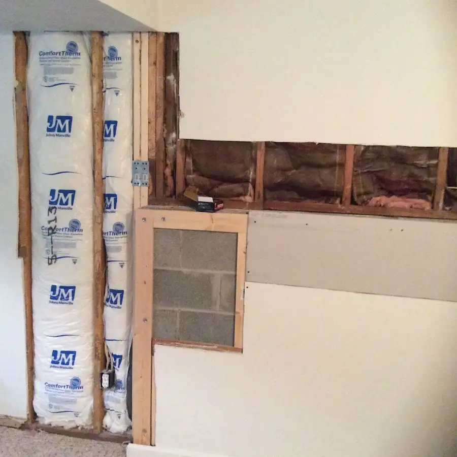 Wall insulation replacement during Structural Drying in Pauls Valley